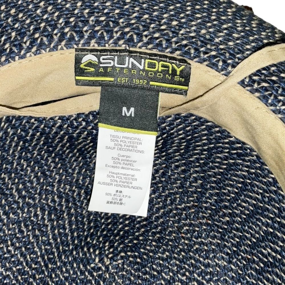 🌞 Sunday Afternoons Sol Seeker Wide Brim Hat 🧢💙 Sun Protection OS‎ - Picture 5 of 6